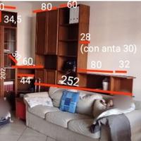 Libreria e mobili soggiorno Ikea Billy marrone