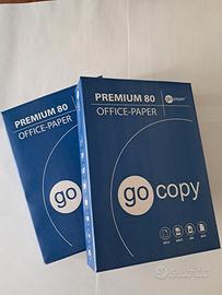 Risme carta A4 premium 80, n.2 risme 500 fogli cad