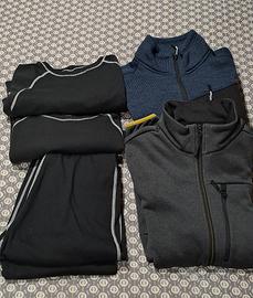 LOTTO FELPE TERMICA DIADORA UTILITY  TG.M 