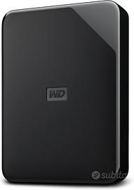 WD 5TB Hard Disk Esterno Portatile, USB 3.2
