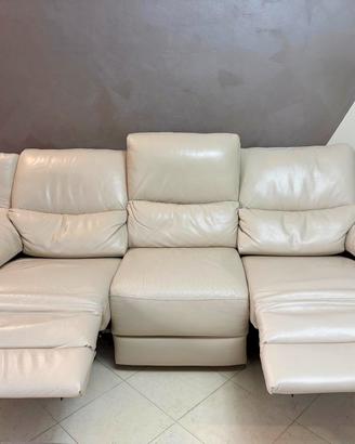 Divano in vera pelle