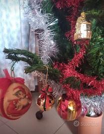 albero di Natale h 130 completo