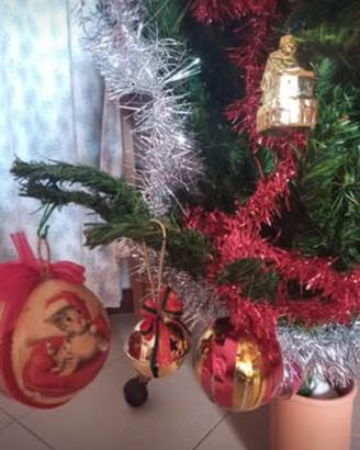 albero di Natale h 130 completo