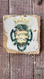 Mattonella 1700 stemma araldico