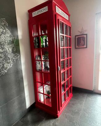 mobile bar cabina telefonica inglese