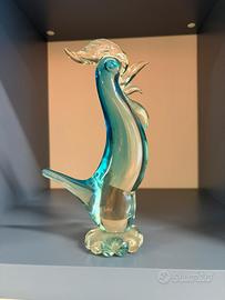 Statuetta in vetro di Murano - Gallo