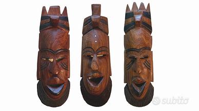Maschere Artigianali in legno etniche