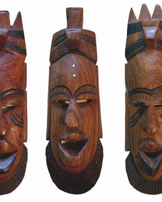 Maschere Artigianali in legno etniche