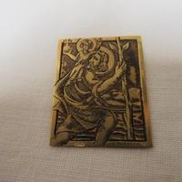 Piastra in oro  SAN CRISTOFORO