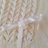 Copertina fatta a mano  pura lana MERINOS