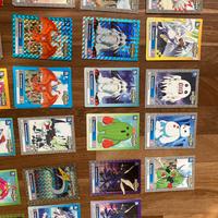 Carte Digimon Serie Blu normali e brillanti