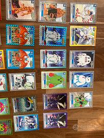 Carte Digimon Serie Blu normali e brillanti