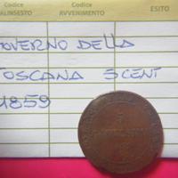 (444) - Antica Moneta Governo Toscano (5cent)