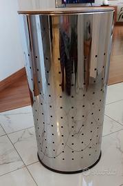 porta tutto acciaio e legno 