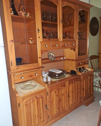 credenza in massello chiaro