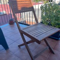 Sedie da giardino
