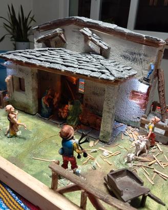 presepe con luci 48 x38 