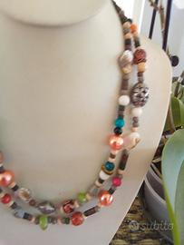 collana lunga etnica