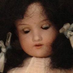 Bambola Marseille 1920 in biscuit + carrozzina