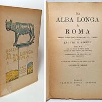 DA ALBA LONGA A ROMA.  SERGI GIUSEPPE 1934