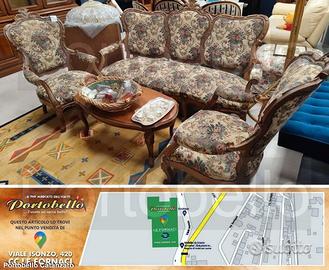 Codice: 3633 SALOTTO STILE BAROCCO CON CORNICE IN