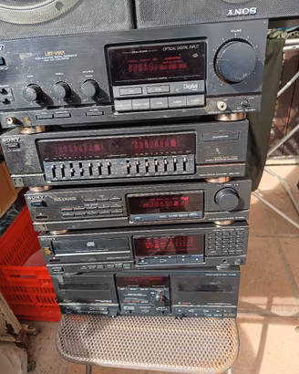 impianto stereo anni 80 Sony