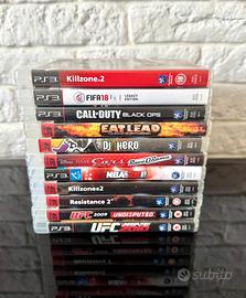 Lotto Custodie PS3 Originali con Copertine