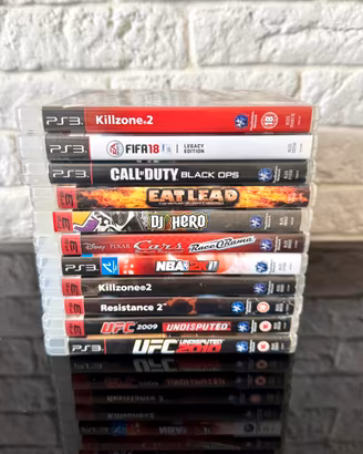 Lotto Custodie PS3 Originali con Copertine