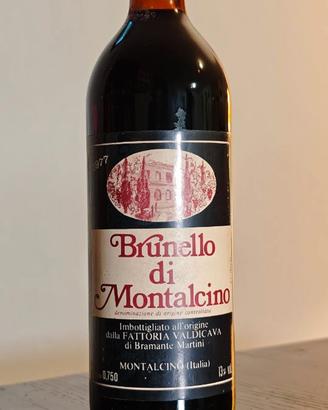 Brunello di Montalcino DOC   Annata: 1977 Valdicav