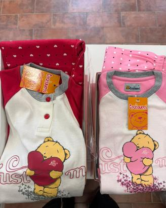 Stock 58 pigiami bimbi dai 3 ai 7 anni