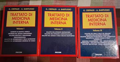 Libri n.3 volumi Trattato di Medicina interna