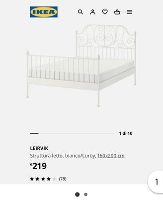 Struttura letto Ikea