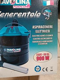 Aspiracenere Elettrico Diavolina Cenerentolo 900W