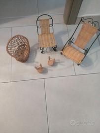 Set di sedie per bambole