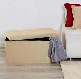 Contenitore ecopelle Beige 