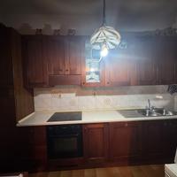 Cucina con piano ad induzione