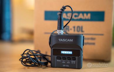 Tascam DR-10L registratore audio + lavalier e scat