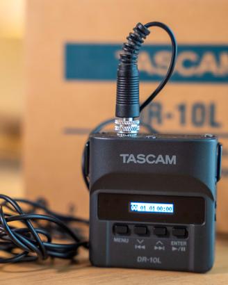 Tascam DR-10L registratore audio + lavalier e scat