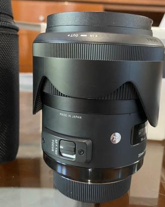 Sigma Art 35 mm f 1.4 attacco Nikon