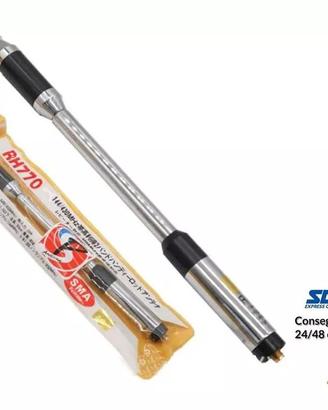 ANTENNA VHF UHF RH770 telescopica 92cm 144/430MHz