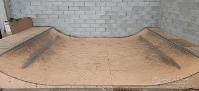 rampa skate usata  half-pipe
