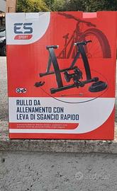 Rullo da allenamento con leva di sgancio rapido