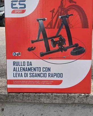Rullo da allenamento con leva di sgancio rapido