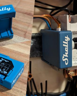 Supporto Barra DIN per Moduli Shelly - 3D STAMPA