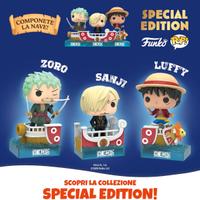 SET ZORO LUFFY SANJI FUNKO POP KINDER ONE PIECE