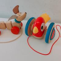 Cagnolino / uccellino da trainare