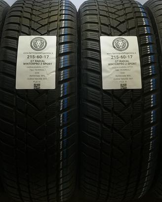 4 GOMME 215 60 17 GT RADIAL A67731