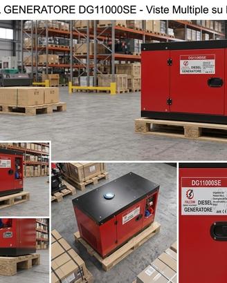 Generatore di corrente DIESEL 11 KvA