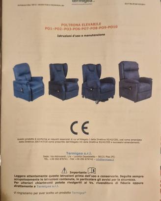 poltrona elevabile P09 Termigea