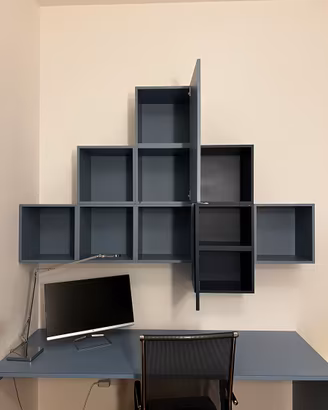 Scrivania e libreria Porro design